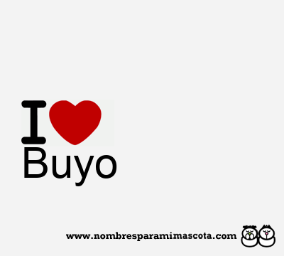 I Love Buyo