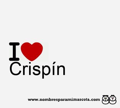I Love Crispín