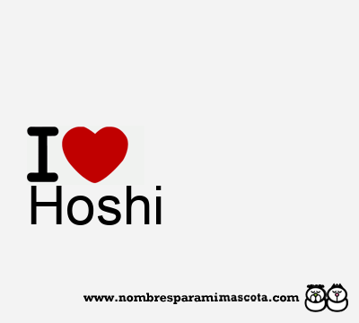 I Love Hoshi