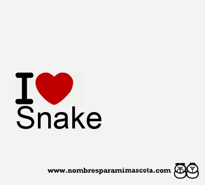 I Love Snake